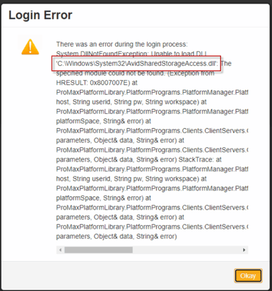 I'm receiving this login error that won't allow me to log into Platform ...