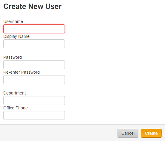 create new user