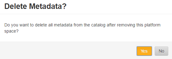 delete metadata