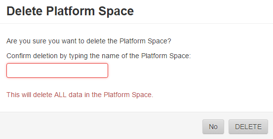 delete platform space 2