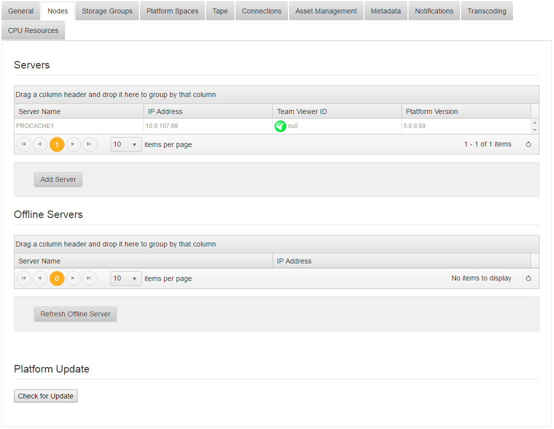 nodes tab