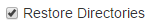 restore directories