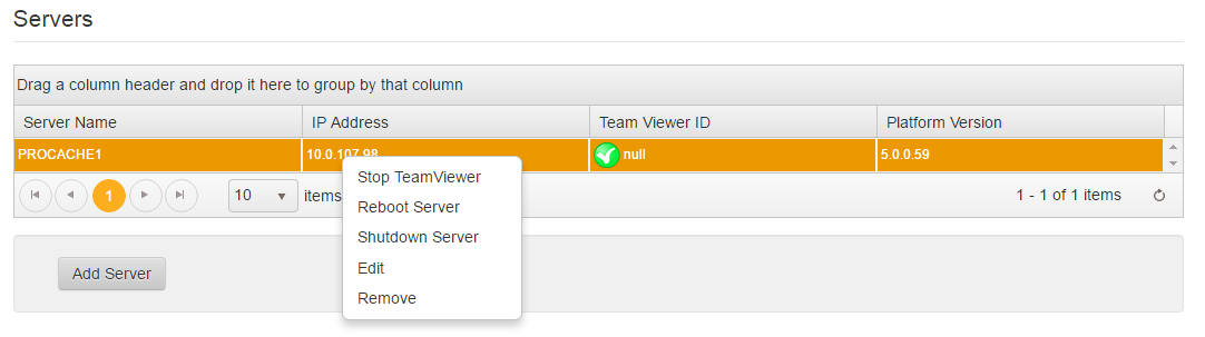 servers grid